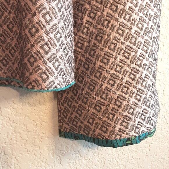 Johnny Was Biya Collection 100% Silk Flare Cuff Hook Close Light Shirt Jacket L - Picture 3 of 6